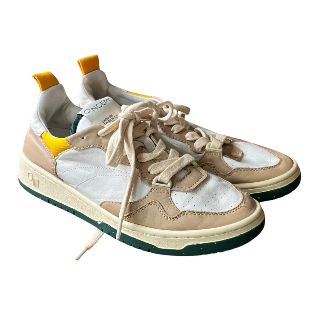 ONCEPT Court Sneakers PHOENIX OAK MULTI Mod.016 Playoff F22 Beige/Yellow 7.5